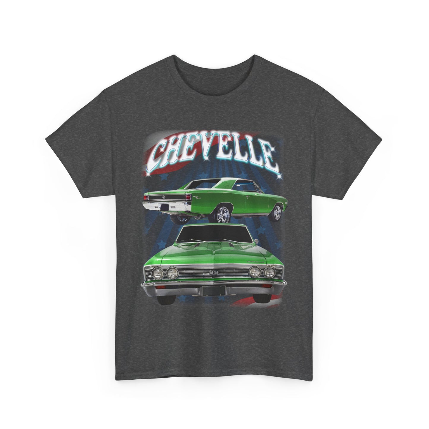 Green 1967 Chevelle Unisex Heavy Cotton Tee T Shirt muscle car Great Gift