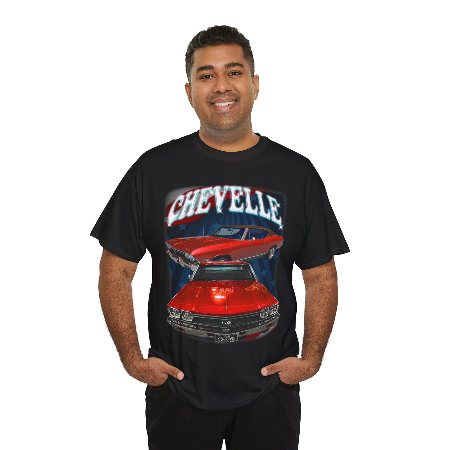 Red 1968 Chevelle Unisex Heavy Cotton Tee T Shirt muscle car Great Gift