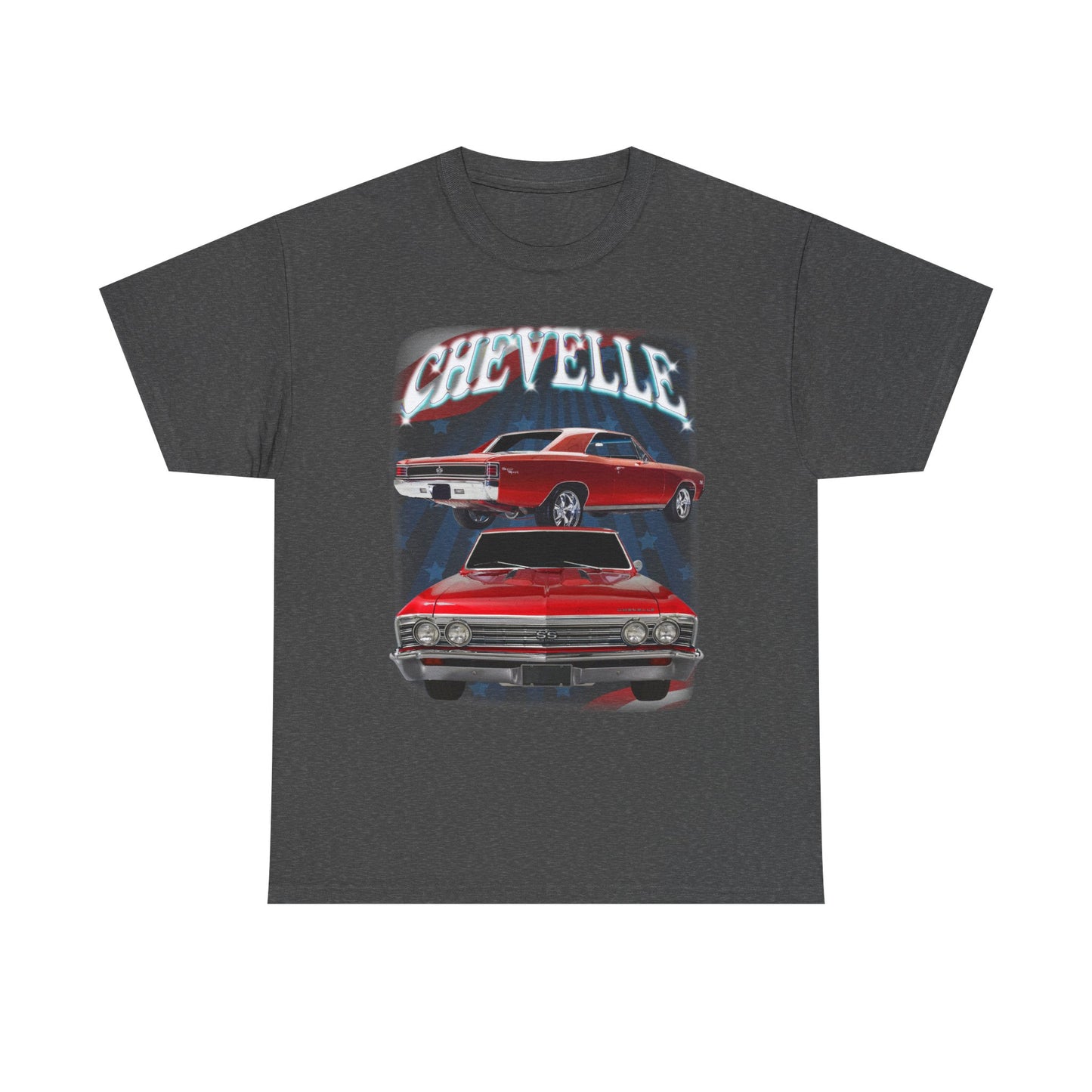 Red 1967 Chevelle Unisex Heavy Cotton Tee T Shirt muscle car Great Gift