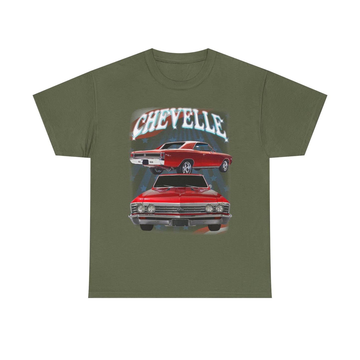 Red 1967 Chevelle Unisex Heavy Cotton Tee T Shirt muscle car Great Gift