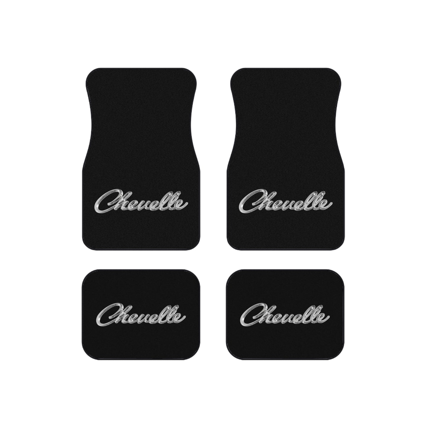 Dark Grey, SS396 SS 396,Chevelle, Set of 4 Car Mats, Muscle Car Chevelle Gift