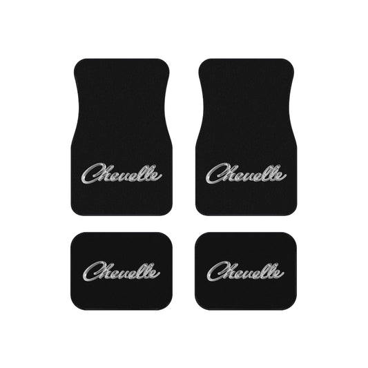 Dark Grey, SS396 SS 396,Chevelle, Set of 4 Car Mats, Muscle Car Chevelle Gift