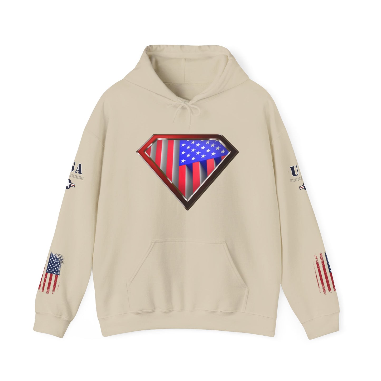 3D USA Super Patriot Unisex Patriotic Pullover Hoodie Gift Man Woman 3.0
