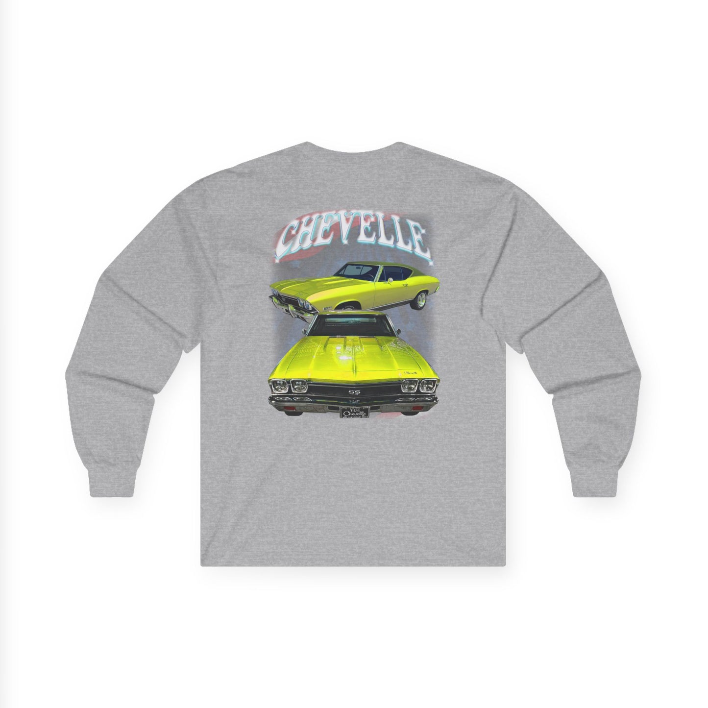 Yellow 1968 Chevelle  Ultra Cotton Long Sleeve Tee T Shirt Great Gift