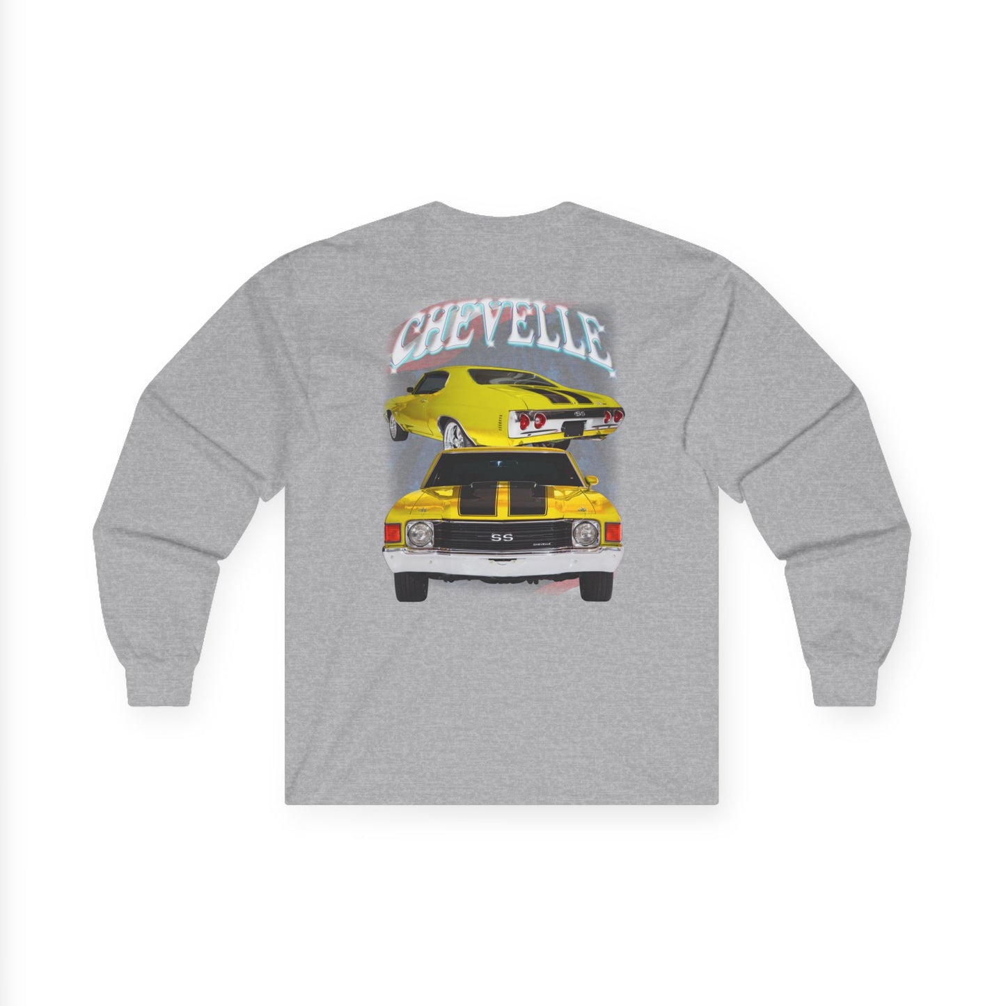 Yellow 1972 Chevelle Ultra Cotton Long Sleeve Tee T Shirt Great Gift