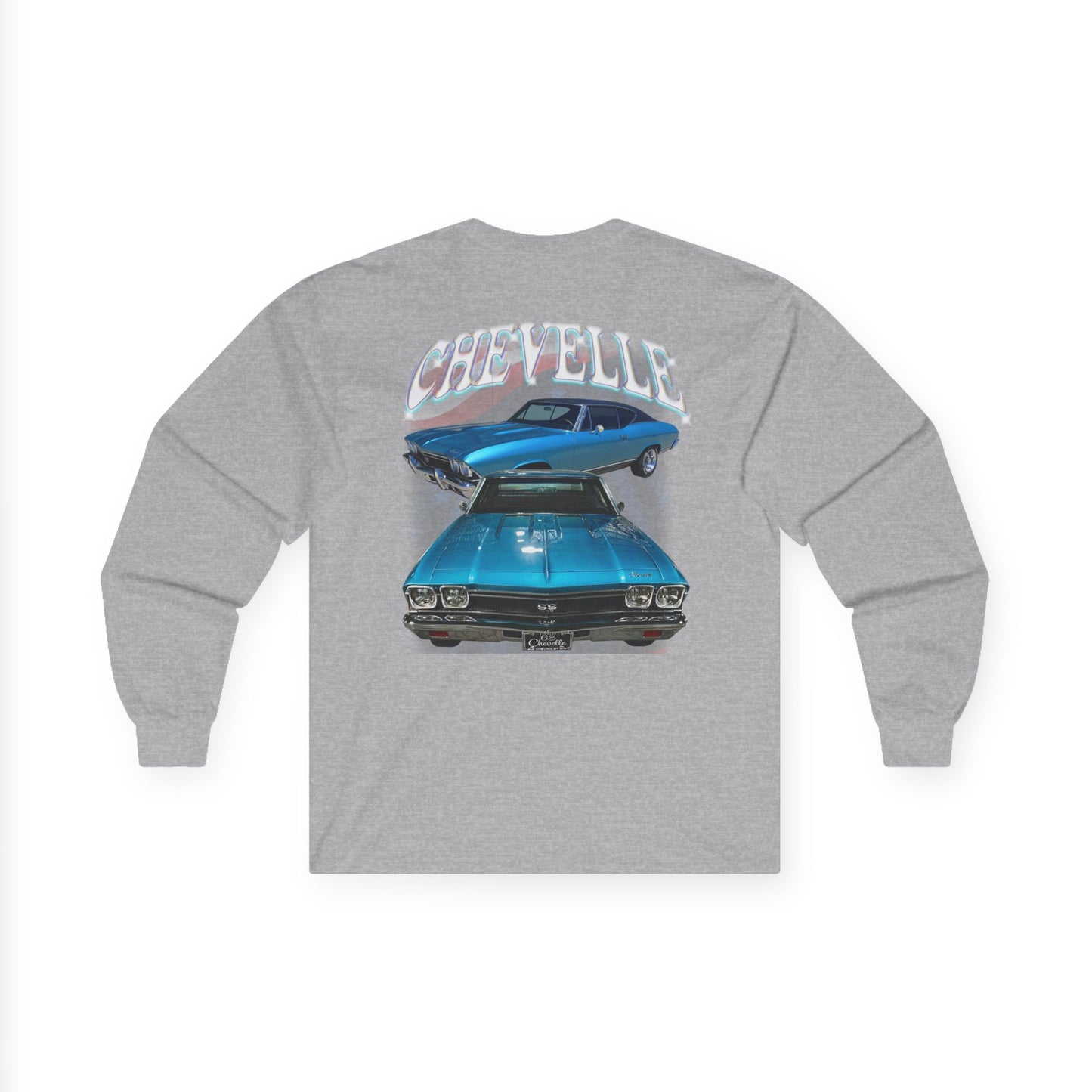 Turquoise Blue 1968 Chevelle Ultra Cotton Long Sleeve Tee T Shirt Great Gift