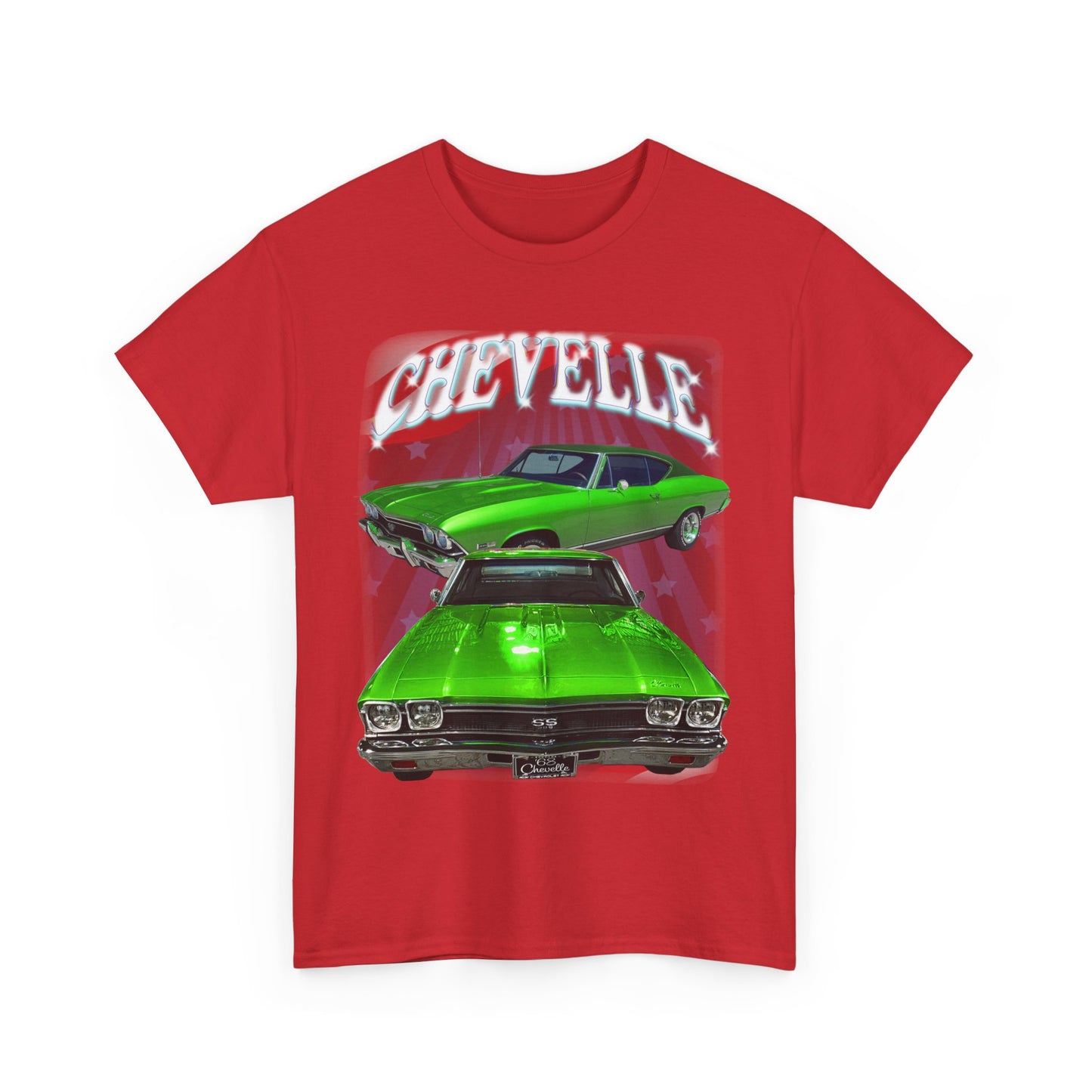 Green 1968 Chevelle Unisex Heavy Cotton Tee T Shirt muscle car Great Gift