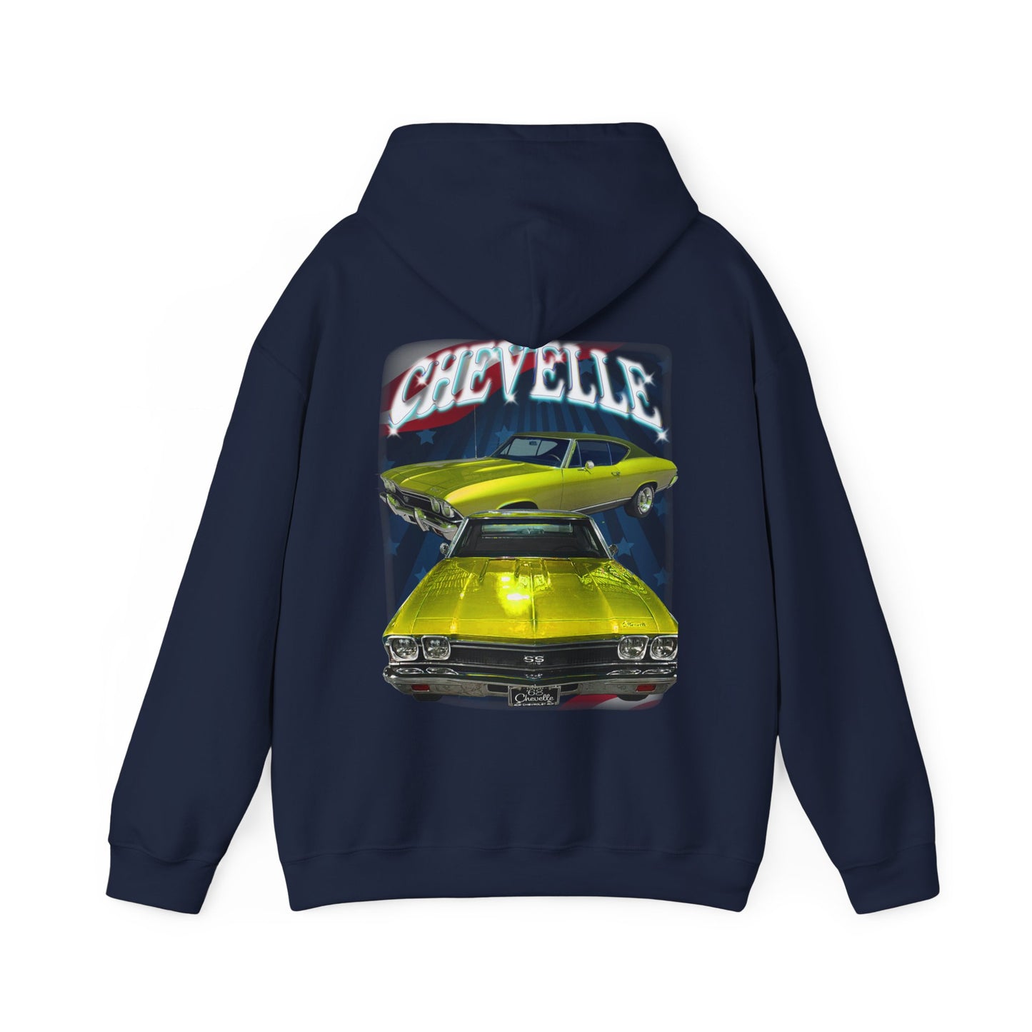 Yellow 1968 Chevelle hoodie Car Guy Gift,nova,corvette,charger,classic,hot Rod