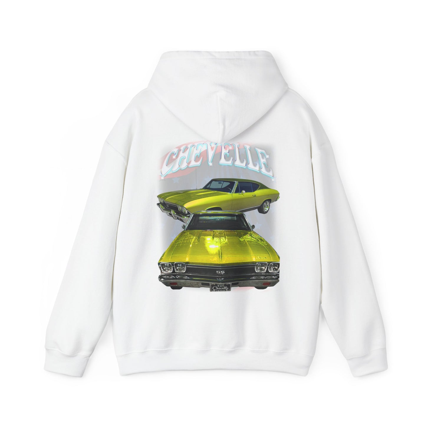 Yellow 1968 Chevelle hoodie Car Guy Gift,nova,corvette,charger,classic,hot Rod