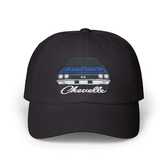 Dk Blue 1968 Chevelle Hat,CAP, Classic Car Gift EMBROIDERY EMBROIDERED