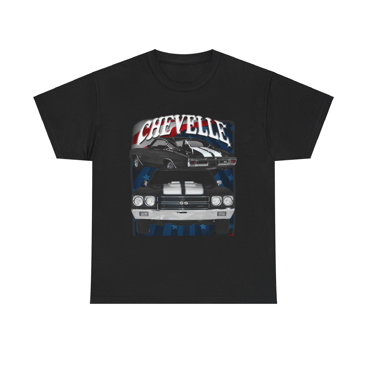 Black 1970 Chevelle Unisex Heavy Cotton Tee T Shirt muscle car Great Gift