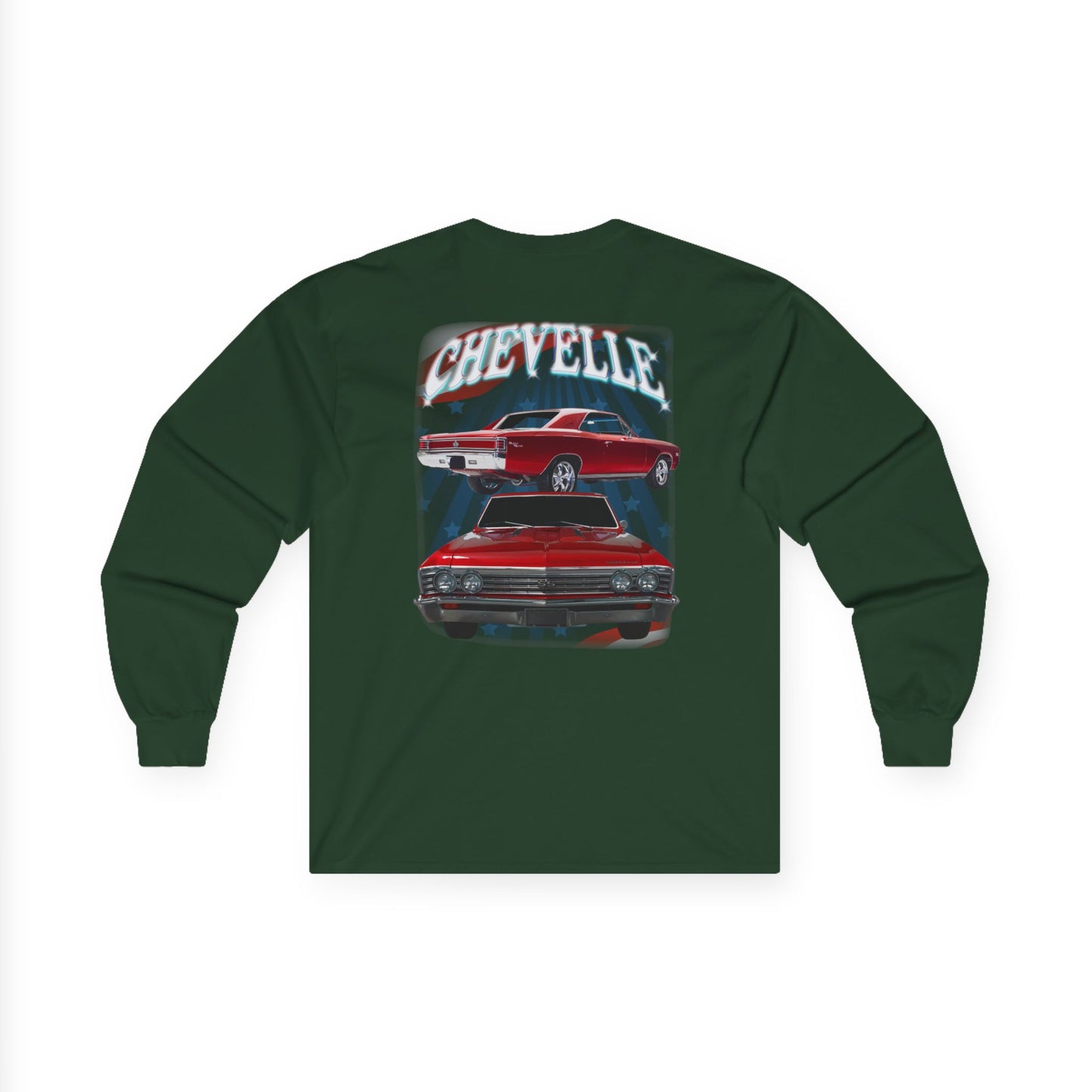 Red 1967 Chevelle Ultra Cotton Long Sleeve Tee T Shirt Great Gift