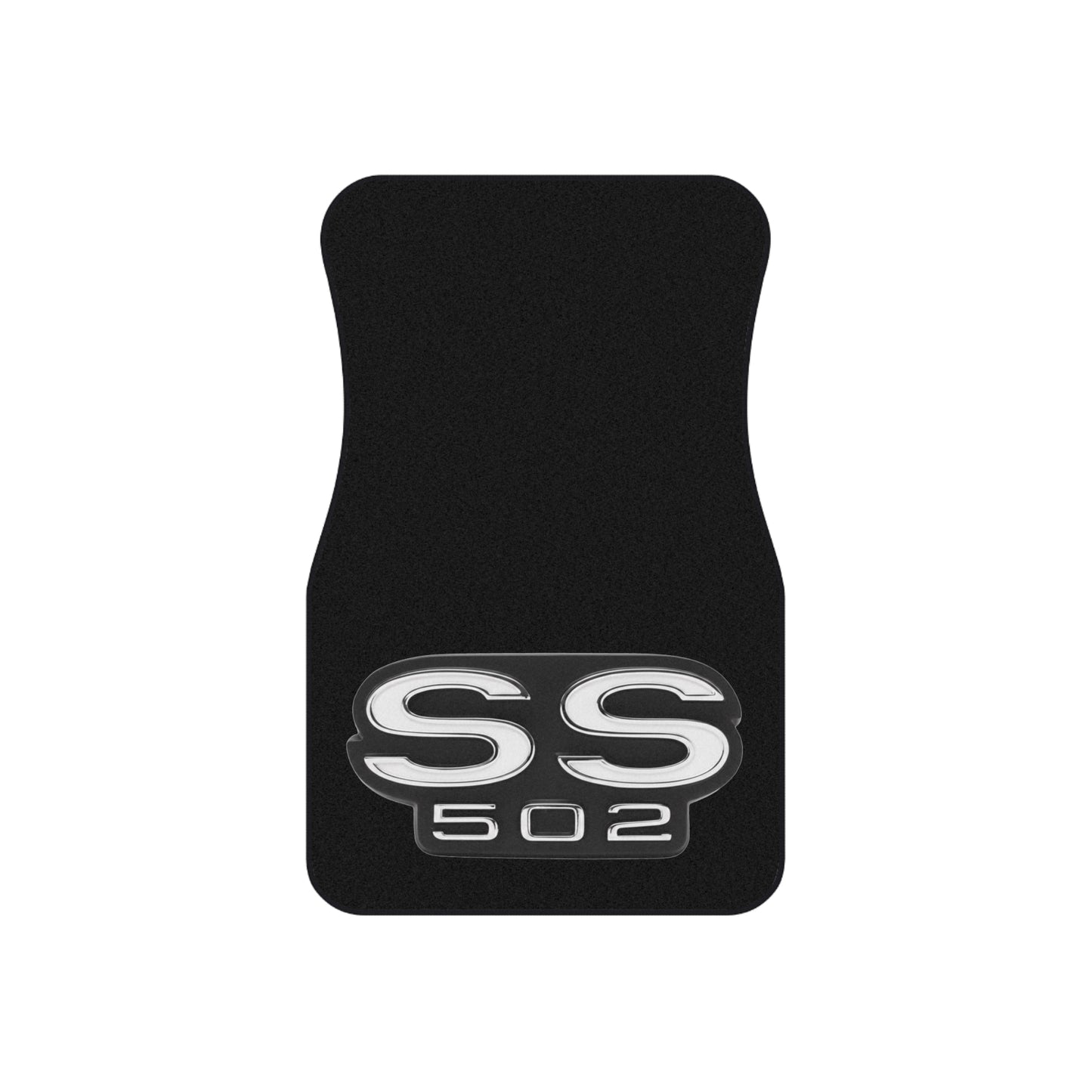 SS 502 Black, Nova Chevelle, Camaro, Set of 4 Car Mats, Muscle Car Gift