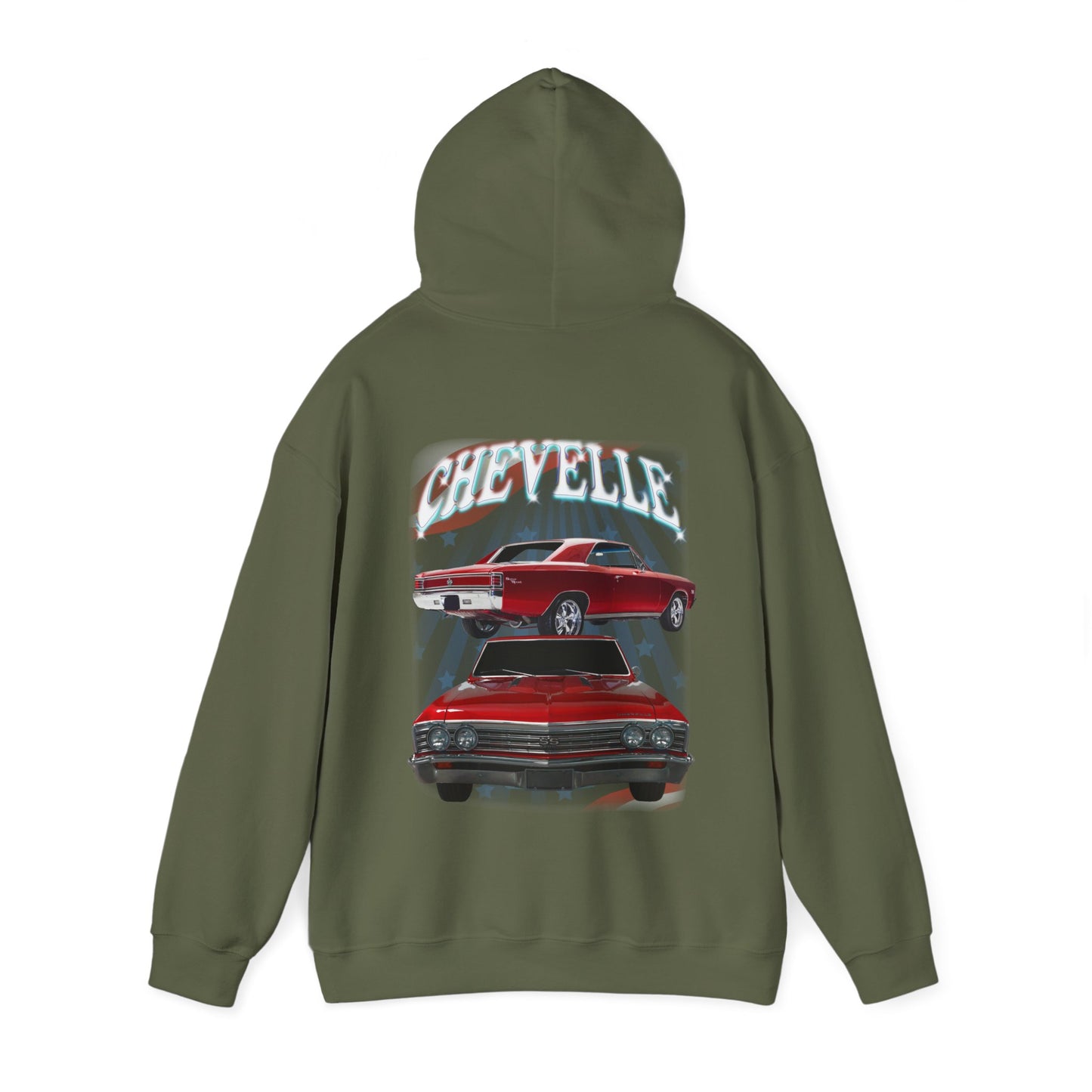 Red 1967 Chevelle hoodie Car Guy Gift,nova,corvette,charger,classic,hot Rod