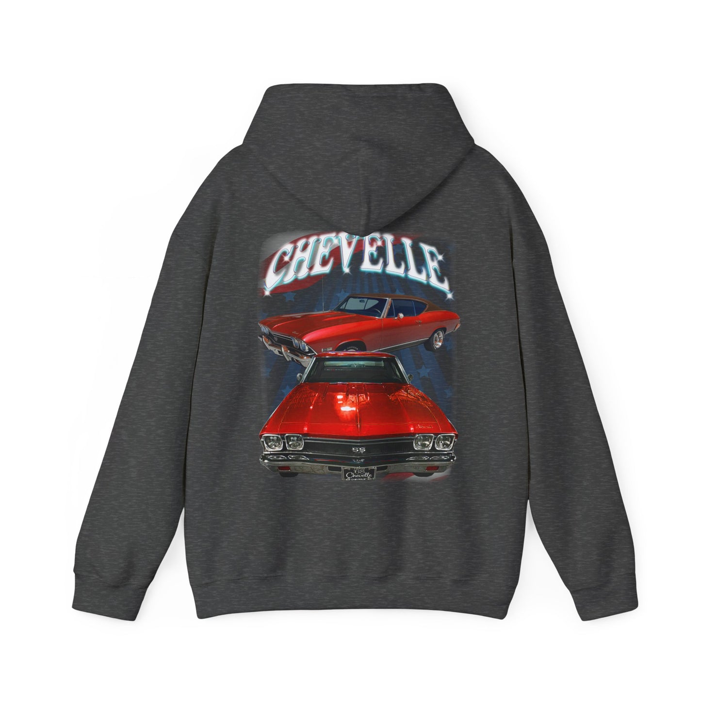 Red 1968 Chevelle hoodie Car Guy Gift,nova,corvette,charger,classic,hot Rod