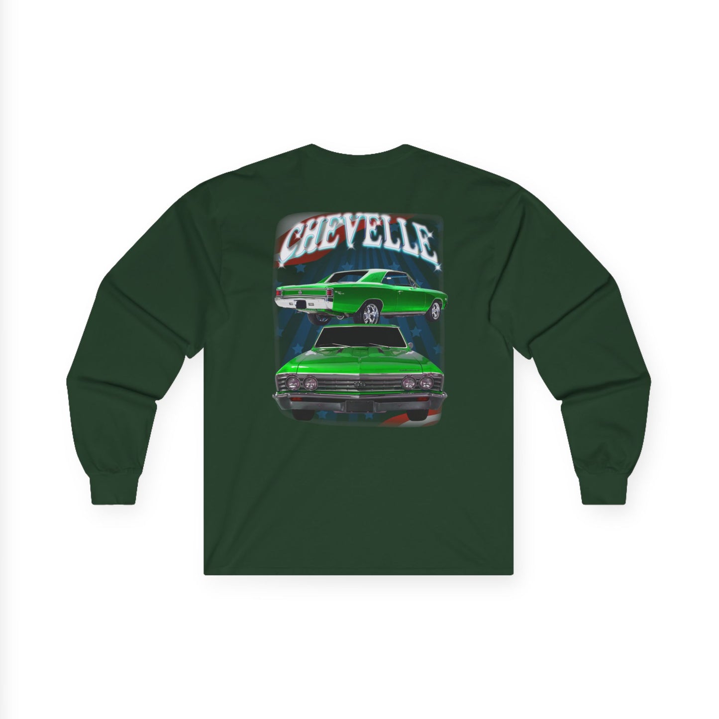 Green 1967 Chevelle  Ultra Cotton Long Sleeve Tee T Shirt Great Gift