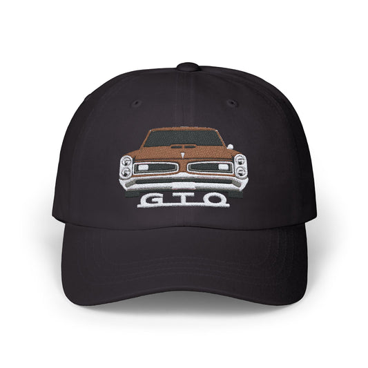 Brown 1966 Pontiac GTO Hat,CAP, Classic Car Gift EMBROIDERY EMBROIDERED