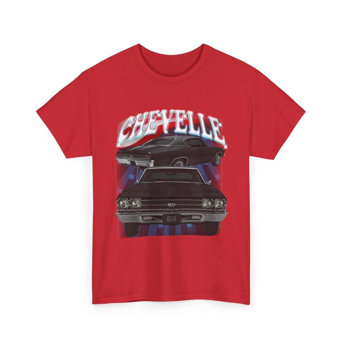 Black 1969,black stripes,Chevelle Heavy Cotton Tee T Shirt,Gift