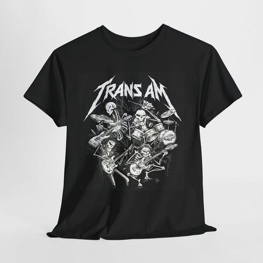 Trans AM Classic Muscle Car Guy Gift, T Shirt Tshirt Skull Guitar v1
