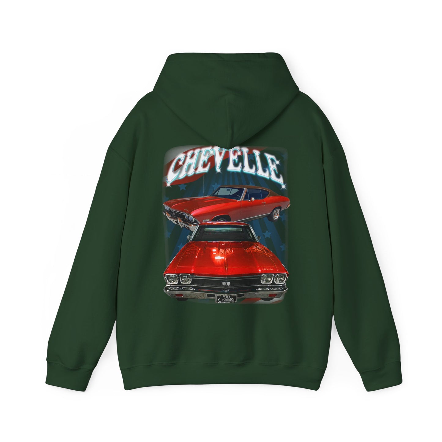 Red 1968 Chevelle hoodie Car Guy Gift,nova,corvette,charger,classic,hot Rod