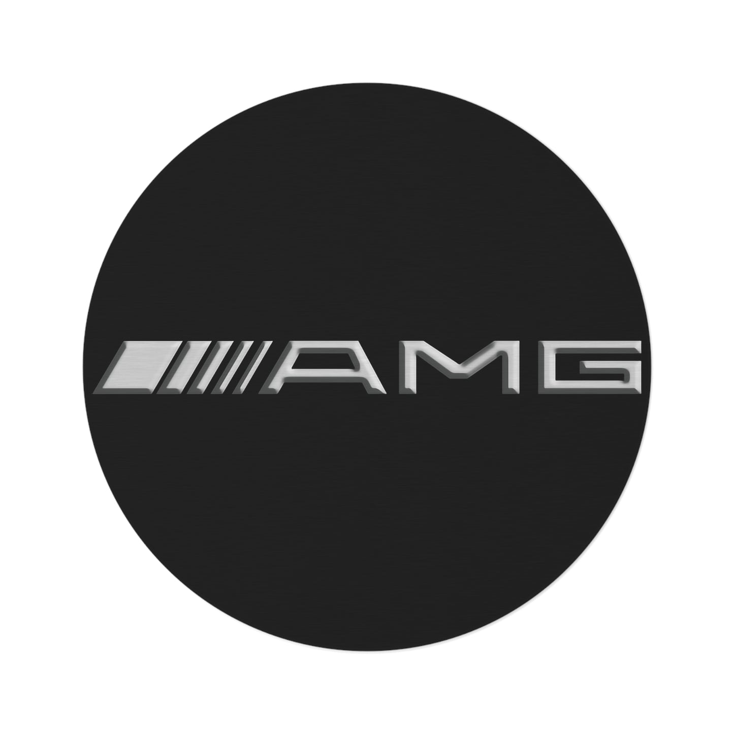 AMG Mercedes Round Rug Car Guy Gift Man Cave Office