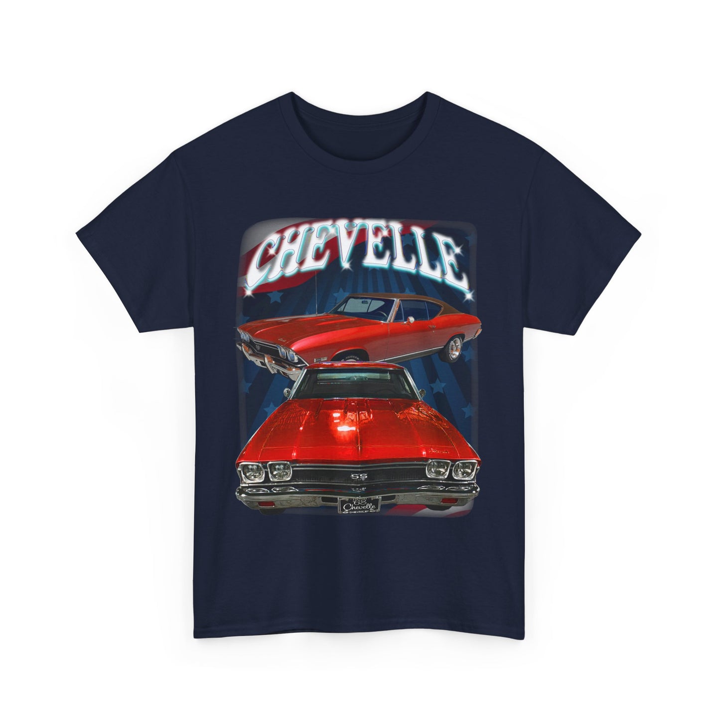 Red 1968 Chevelle Unisex Heavy Cotton Tee T Shirt muscle car Great Gift