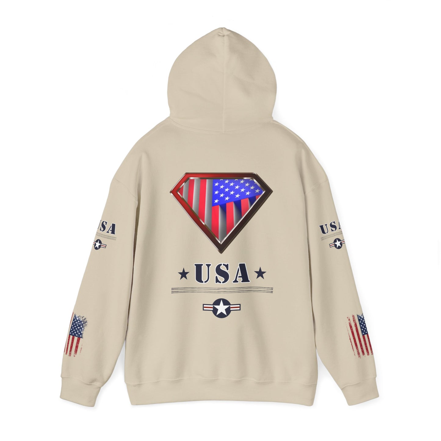 3D USA Super Patriot Unisex Patriotic Pullover Hoodie Gift Man Woman 3.0