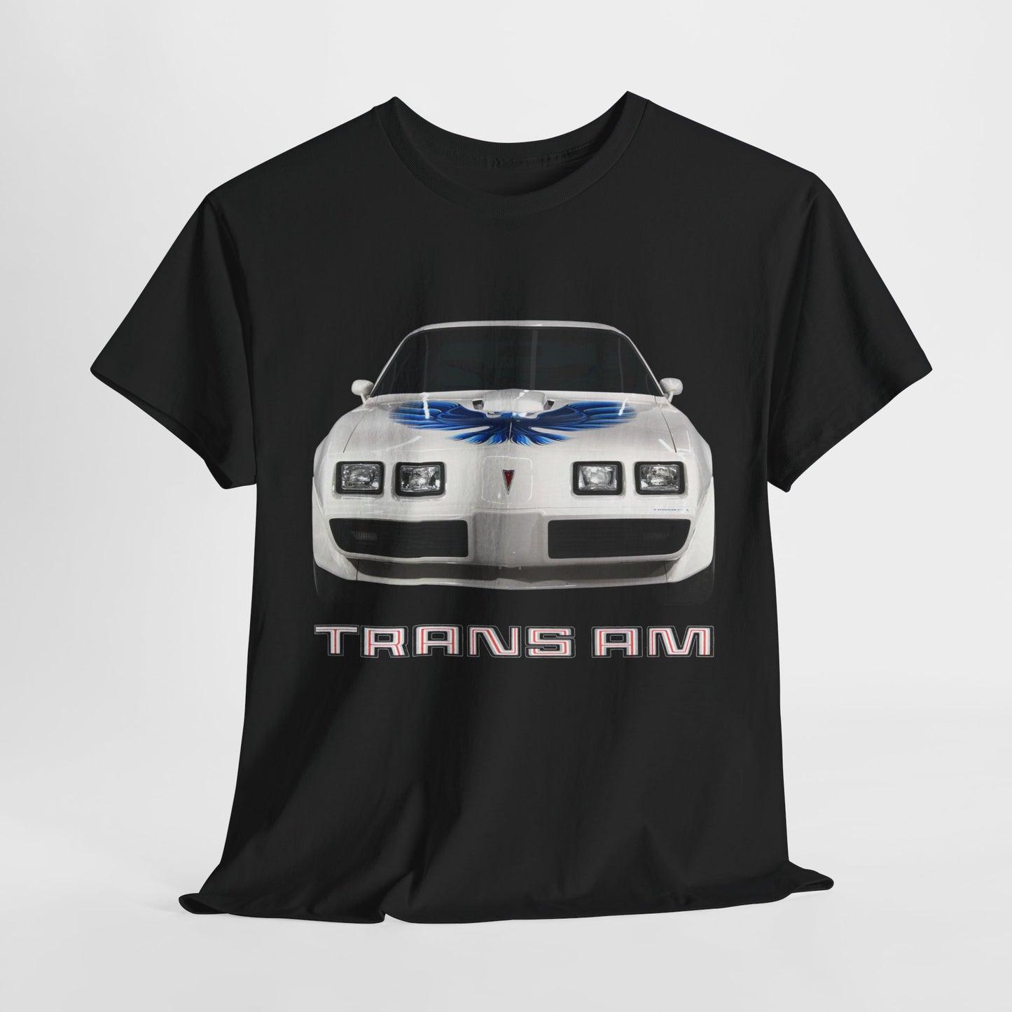 White 1979 1980 1981 Firebird Trans Am Gift  Unisex Heavy Cotton Tee T