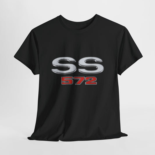 SS 572 Chevelle Camaro Nova Heavy Cotton Tee T Shirt muscle car Great Gift