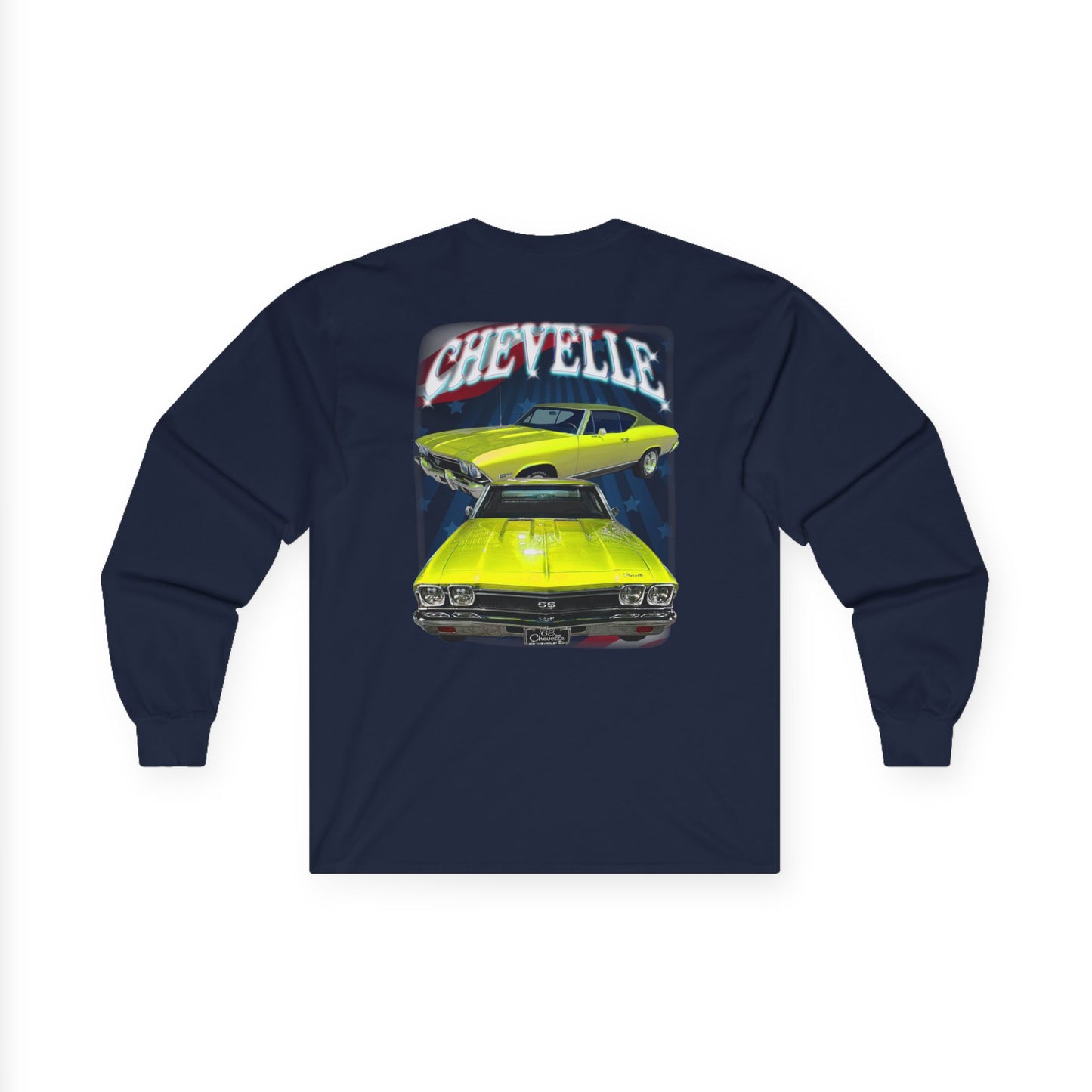 Yellow 1968 Chevelle  Ultra Cotton Long Sleeve Tee T Shirt Great Gift