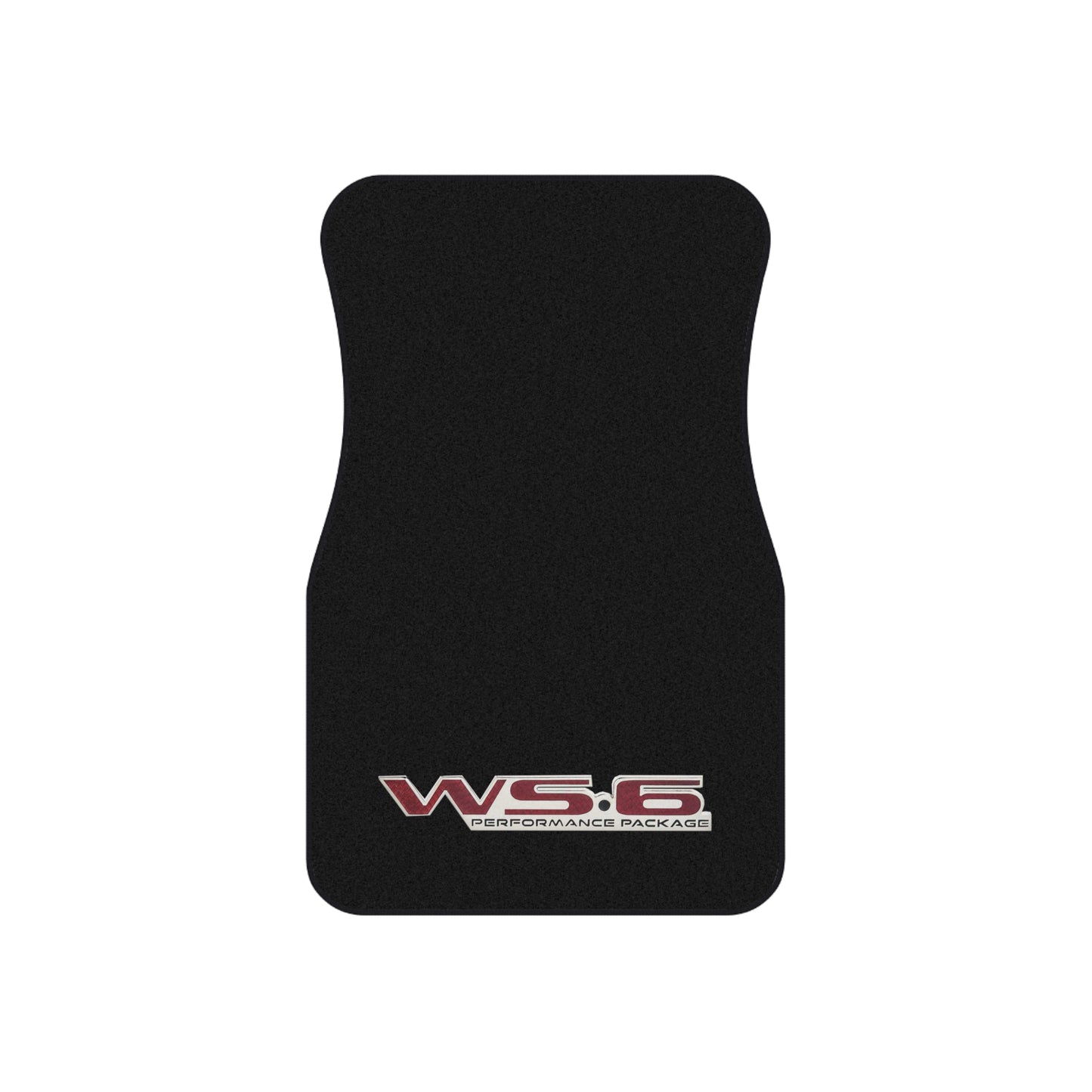 Dark Grey, WS-6 WS6, Red Logo, Firebird Trans Am, Set of 2 Mats,Muscle Car,Gift