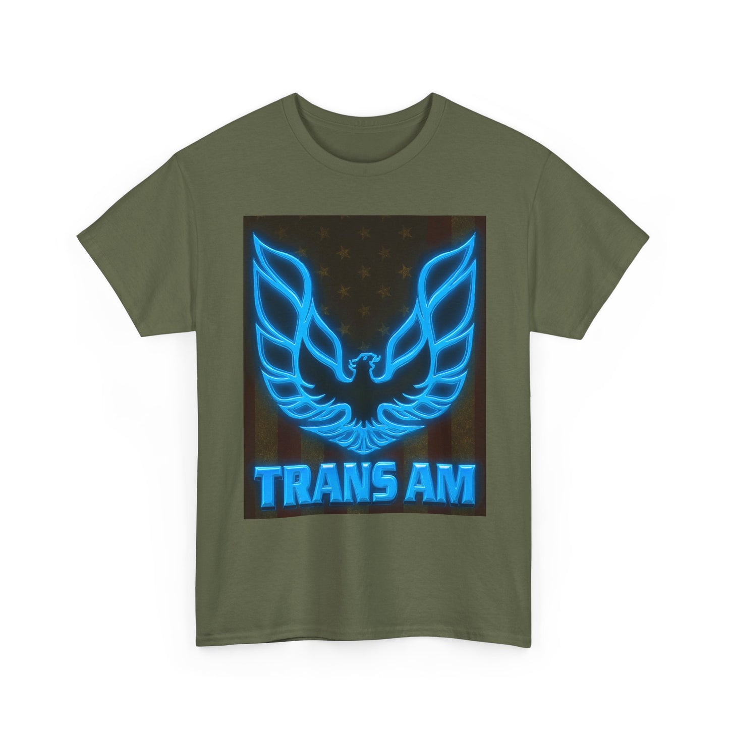 Trans Am Firebird Heavy Cotton Tee T Shirt muscle car Great Gift