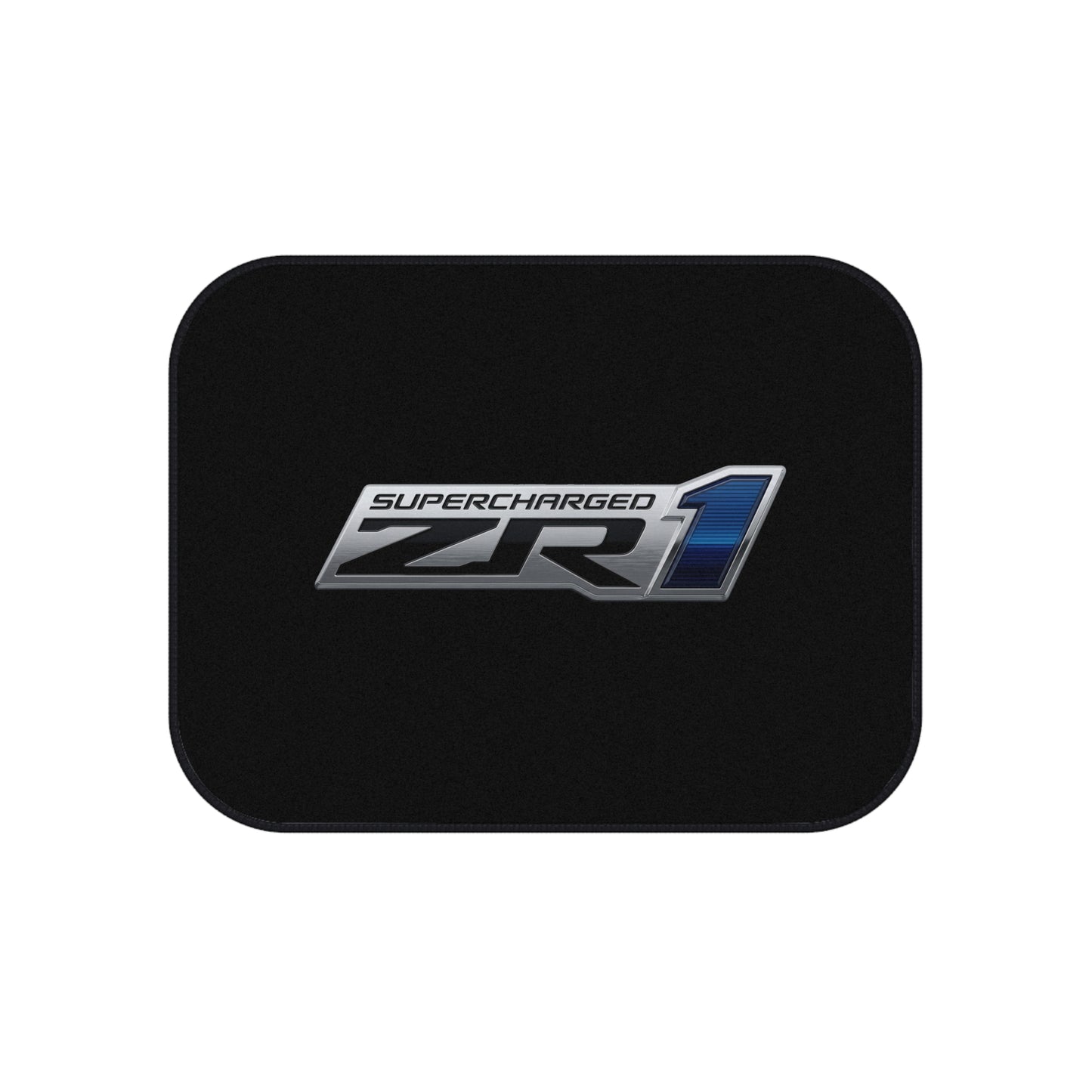 Black ZR1 Logo, Camaro Silverado Corvette, Set of 4 Car Mats,Gift,Thin V1
