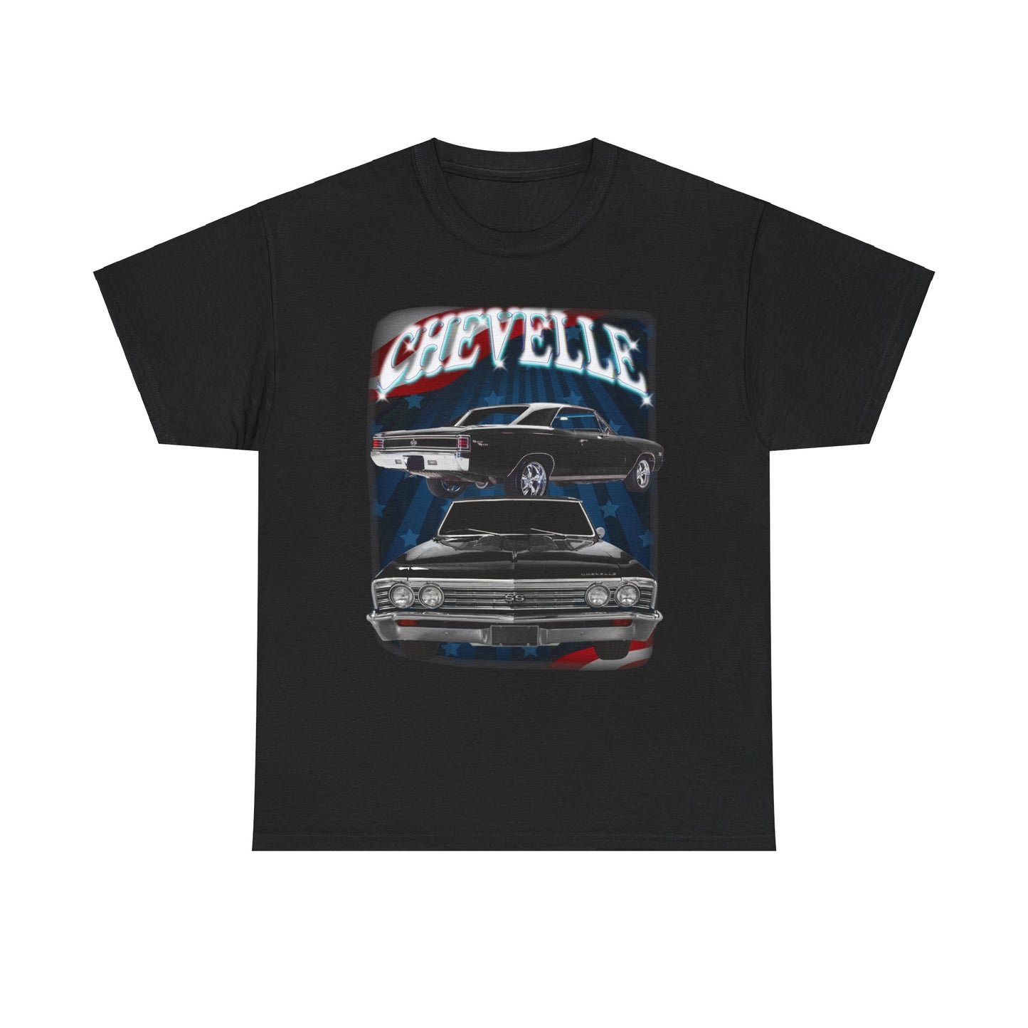 Black 1967 Chevelle Unisex Heavy Cotton Tee T Shirt muscle car Great Gift