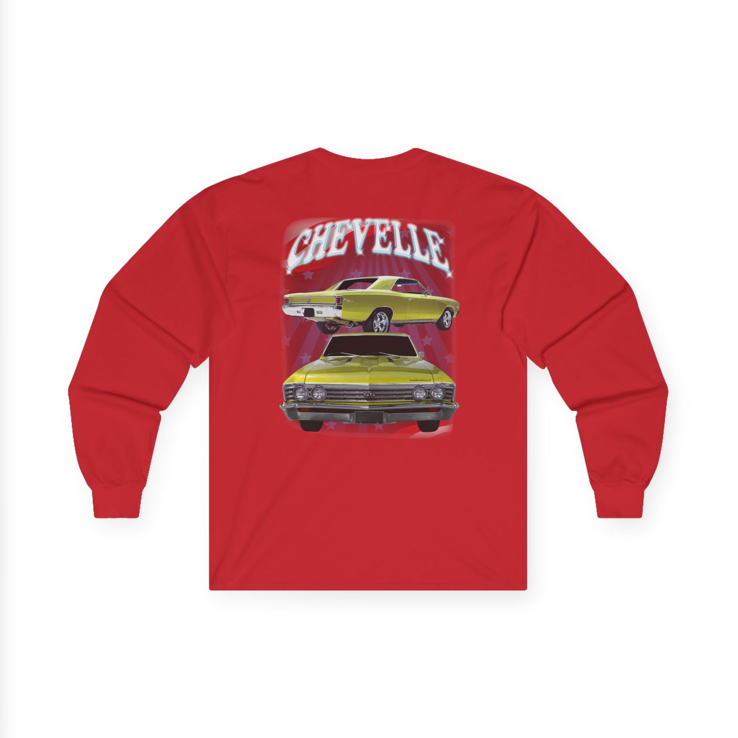 Yellow 1967 Chevelle Ultra Cotton Long Sleeve Tee T Shirt Great Gift