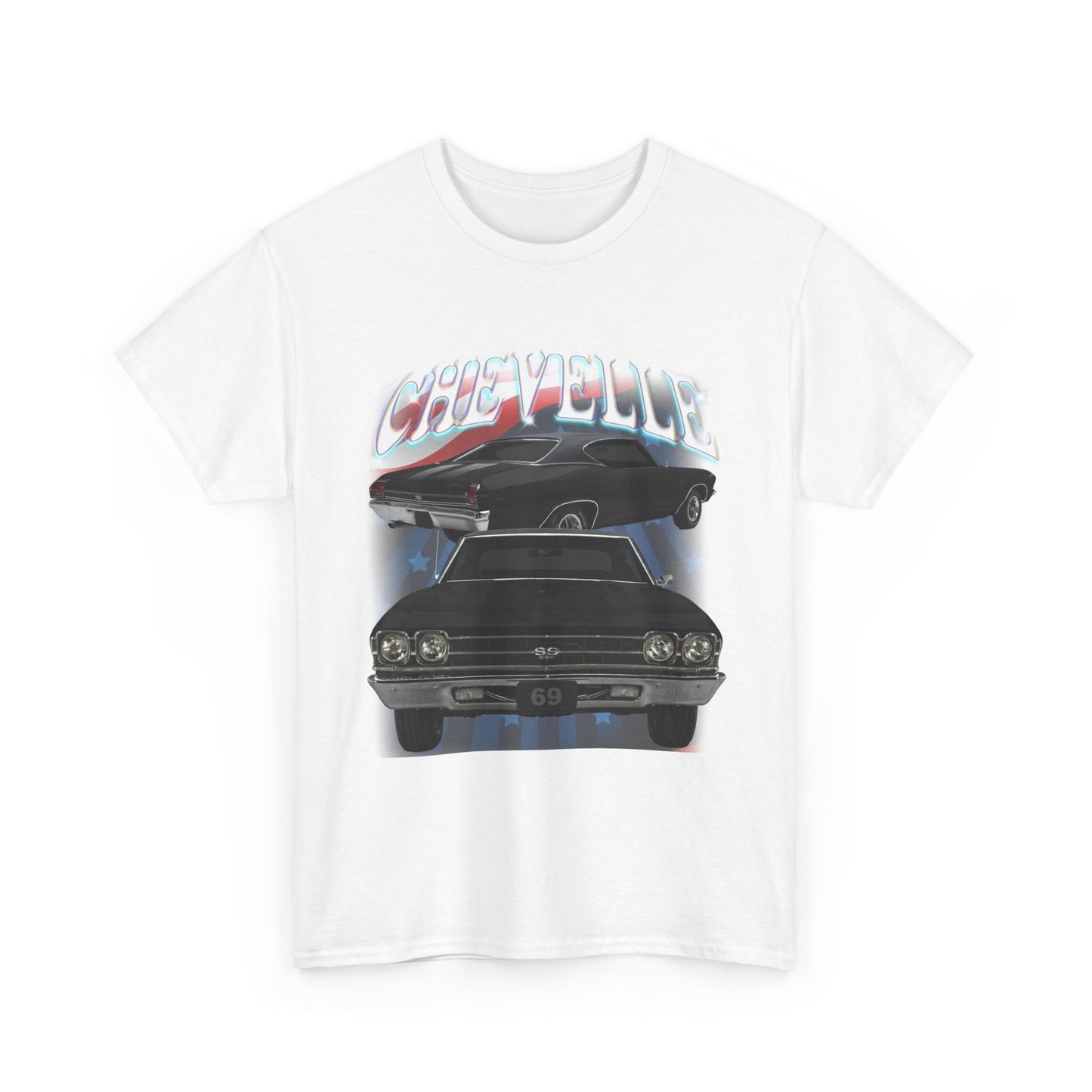 Black 1969,black stripes,Chevelle Heavy Cotton Tee T Shirt,Gift