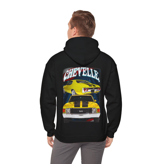 Yellow 1972 Chevelle hoodie Car Guy Gift,nova,corvette,charger,classic,hot Rod