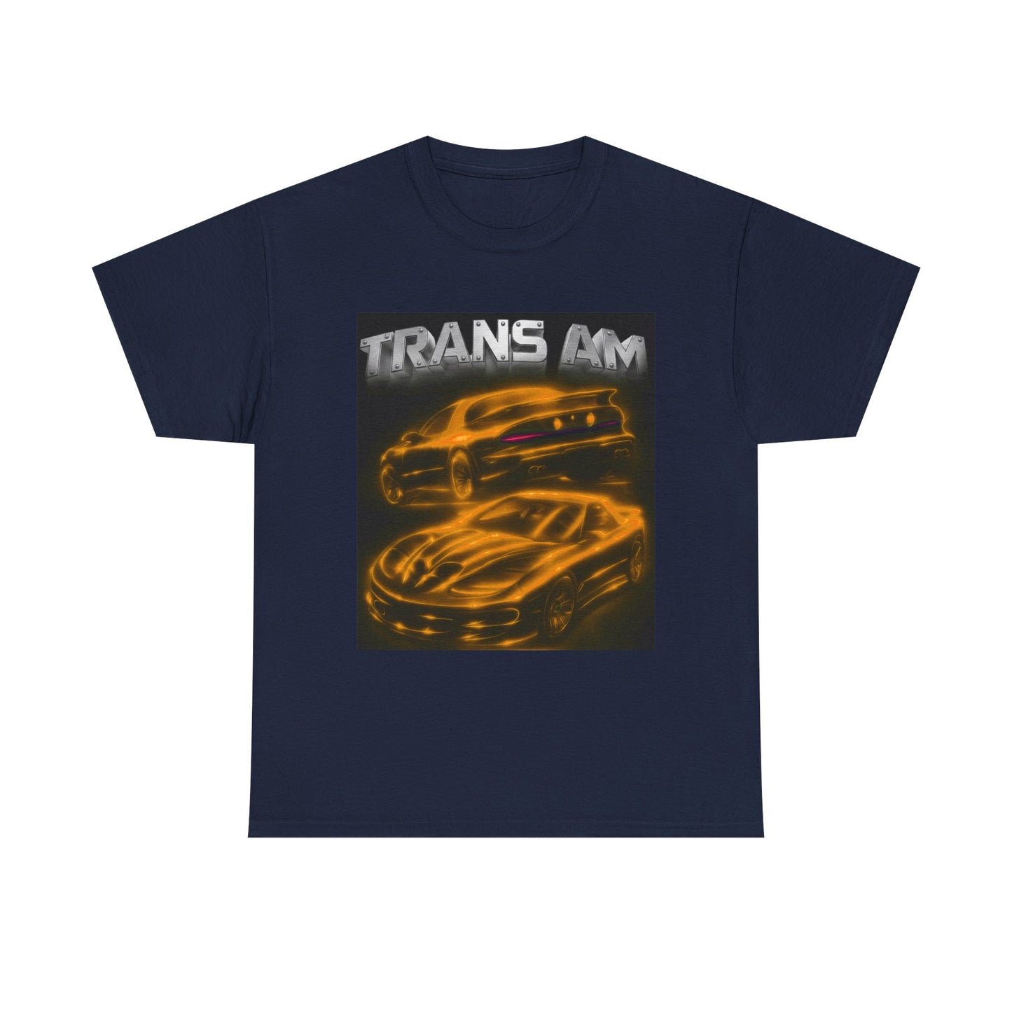 Orange Fourth Gen 4th Trans Am Firebird Heavy Cotton Tee T Shirt car Great Gift