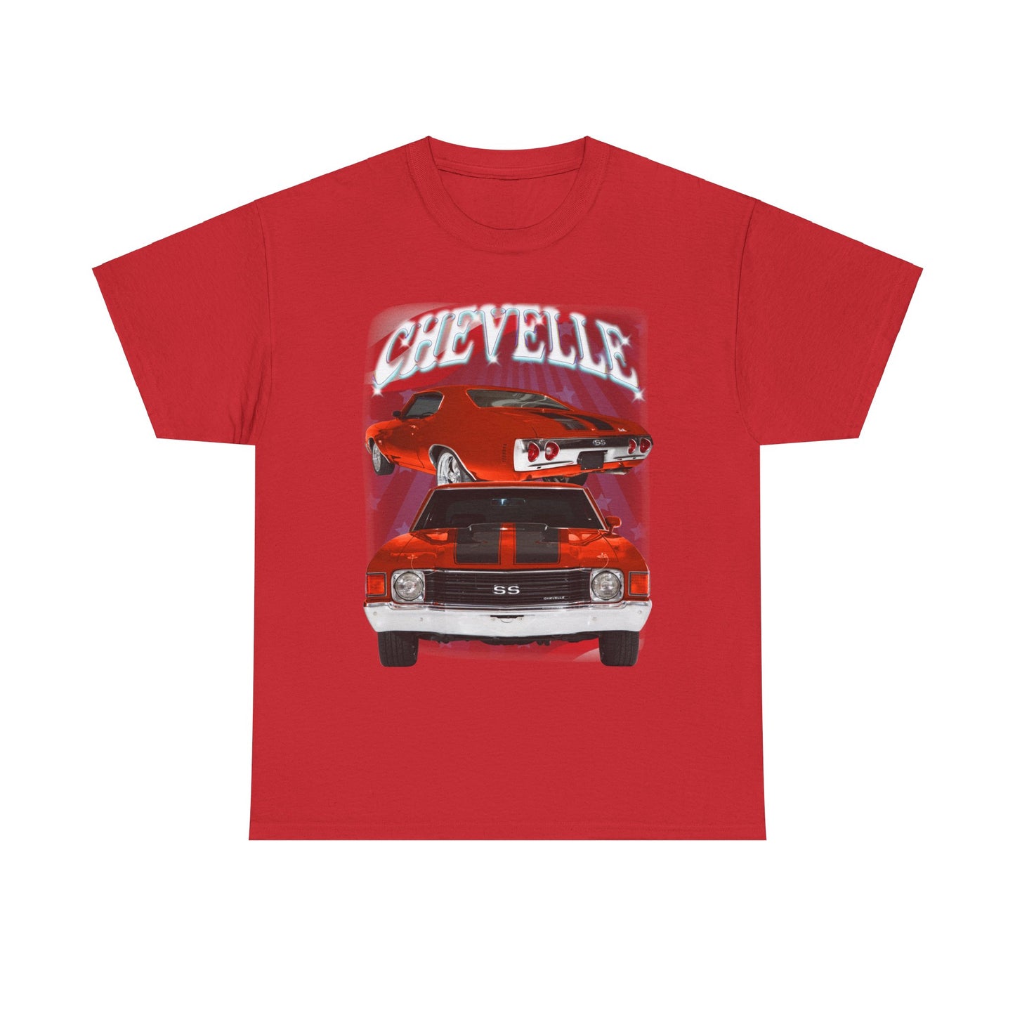 Red 1972 Chevelle Unisex Heavy Cotton Tee T Shirt muscle car Great Gift