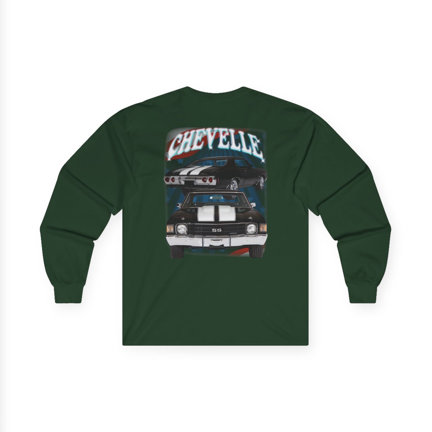 Black 1972 Chevelle Ultra Cotton Long Sleeve Tee T Shirt Great Gift