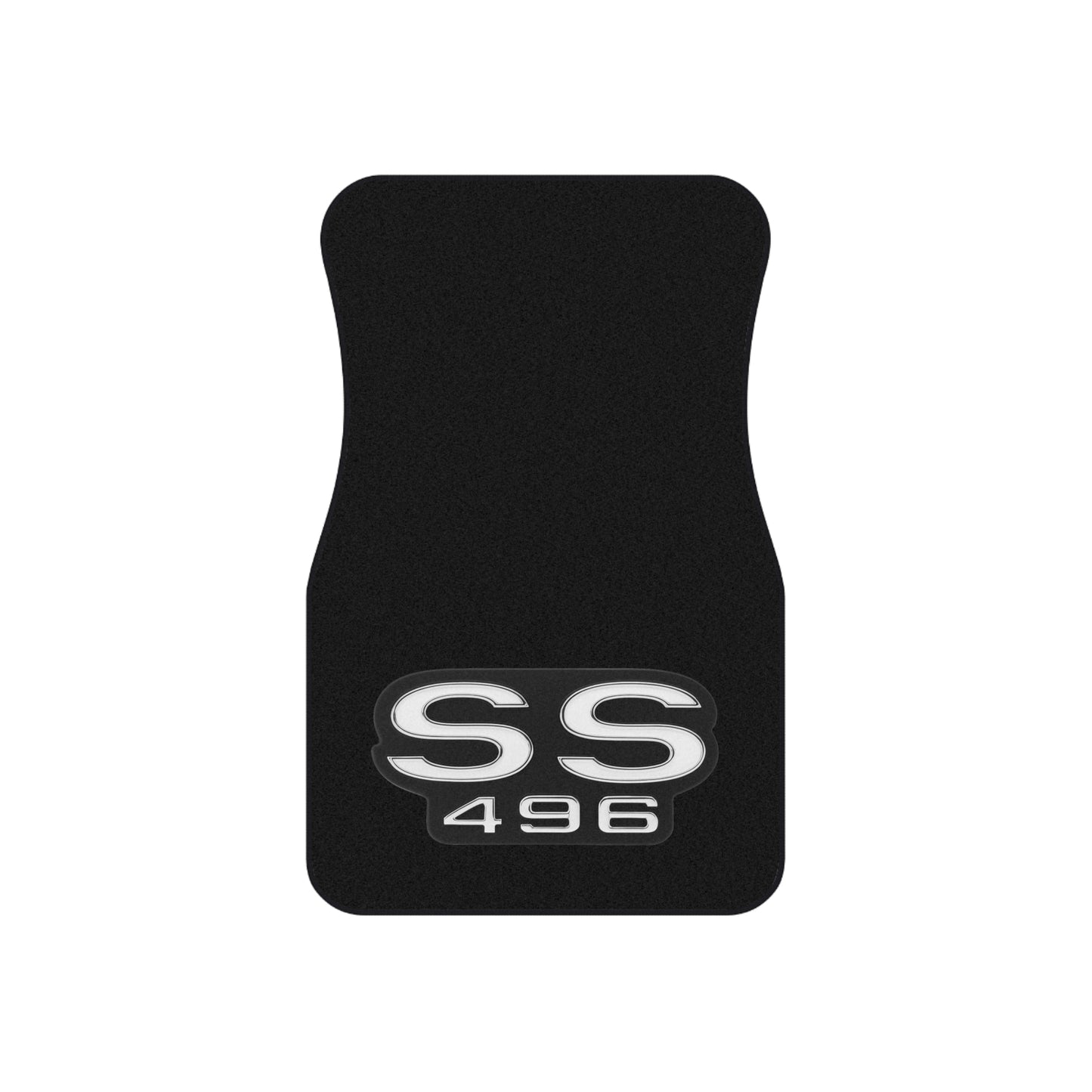 SS 496 Black, Nova Chevelle Camaro, Set of 4 Car Mats, Muscle Car Gift