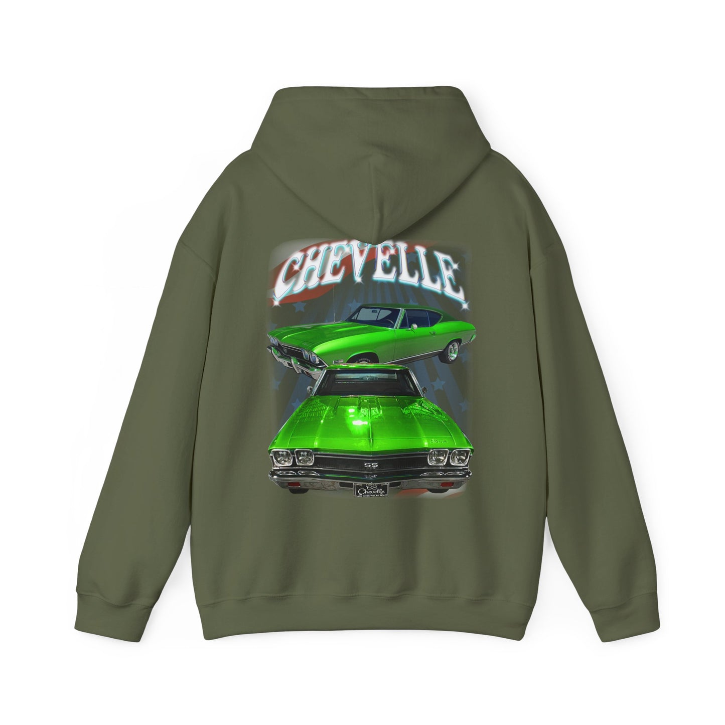 Green 1968 Chevelle hoodie Car Guy Gift,nova,corvette,charger,classic,hot Rod