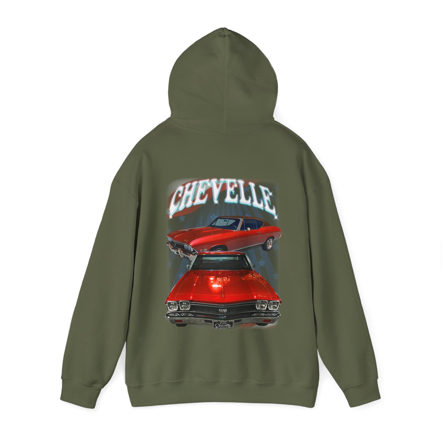Red 1968 Chevelle hoodie Car Guy Gift,nova,corvette,charger,classic,hot Rod