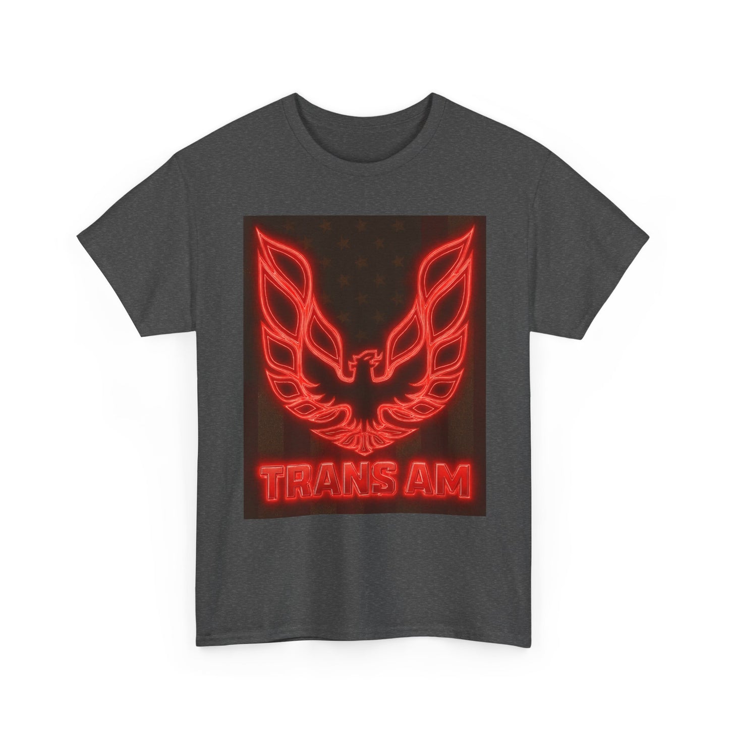 Trans Am Firebird Heavy Cotton Tee T Shirt muscle car Great Gift Red