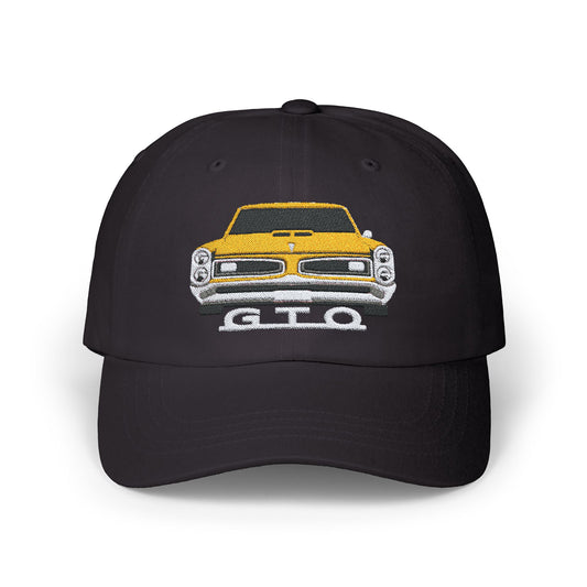 Yellow 1966 Pontiac GTO Hat,CAP, Classic Car Gift EMBROIDERY EMBROIDERED