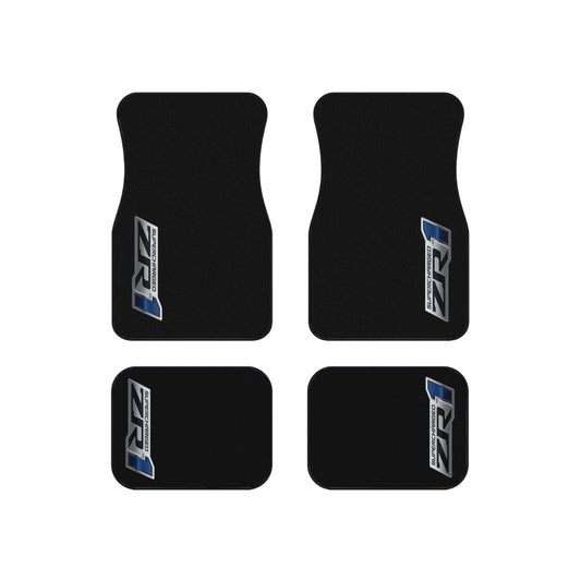 Black ZR1 Logo, Camaro Silverado Corvette, Set of 4 Car Mats,Gift,Thin
