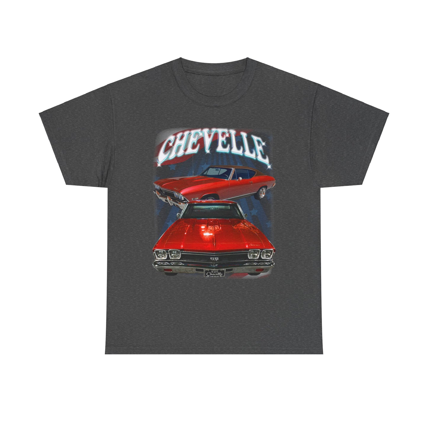 Red 1968 Chevelle Unisex Heavy Cotton Tee T Shirt muscle car Great Gift