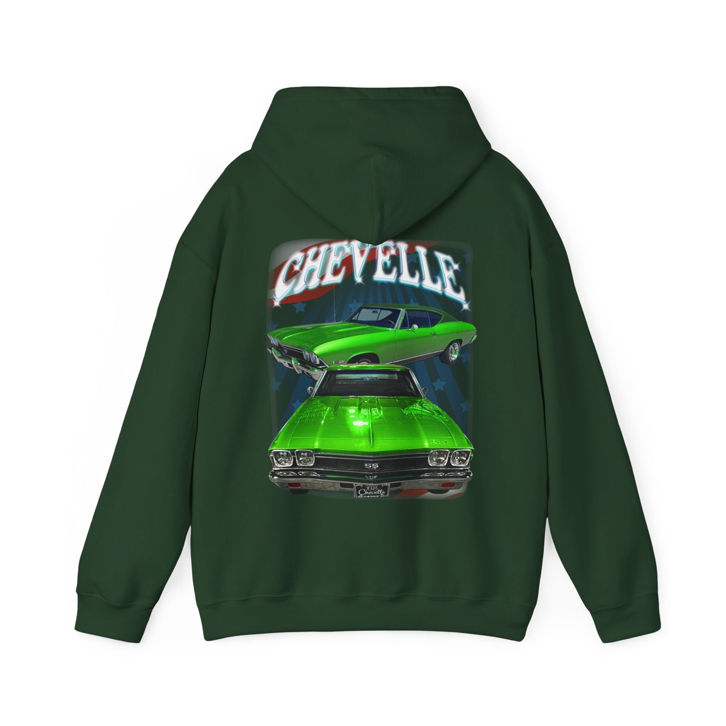 Green 1968 Chevelle hoodie Car Guy Gift,nova,corvette,charger,classic,hot Rod