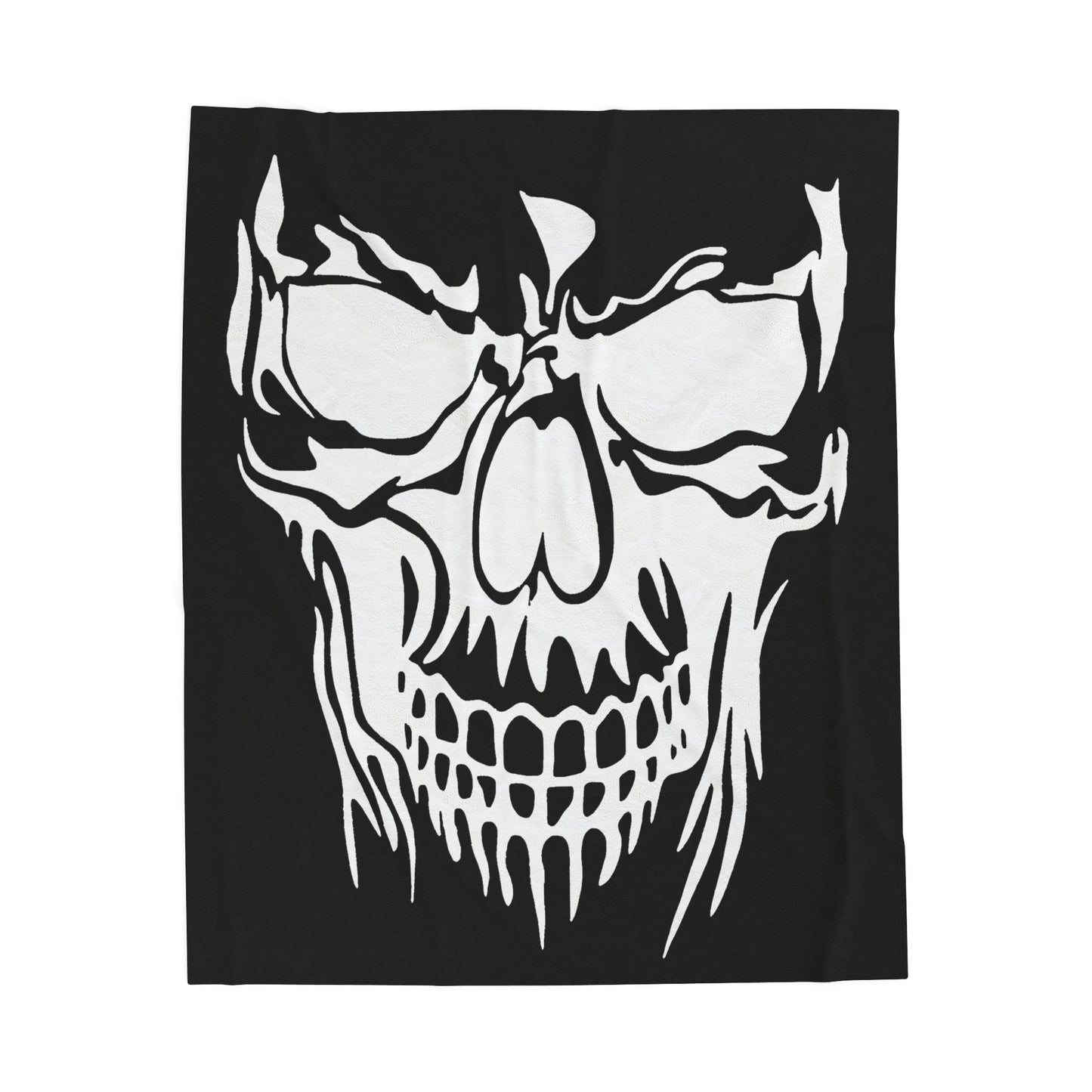 White Skull Blanket,Plush, Excellent Gift