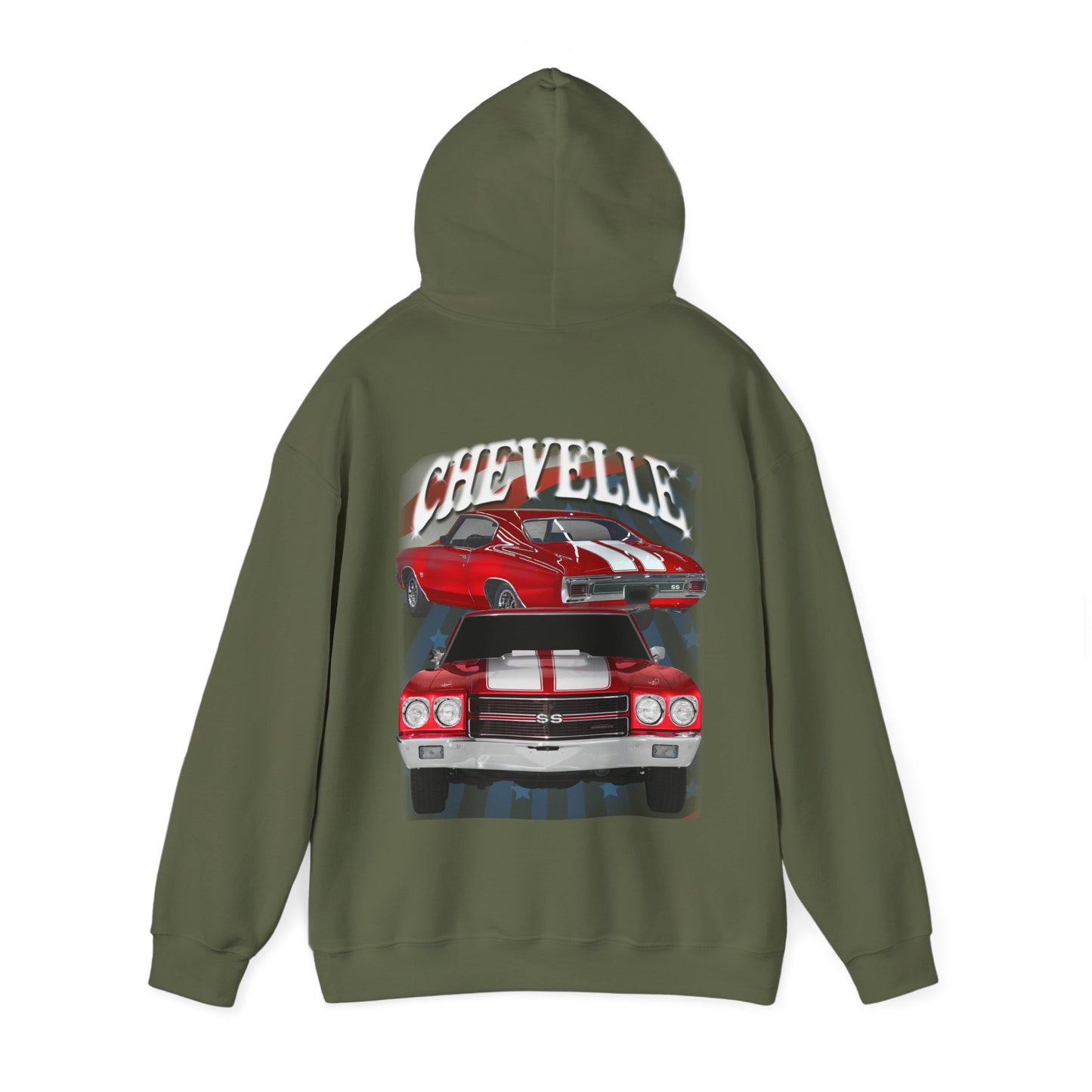 Red white stripes 1970 Chevelle hoodie Car Guy Gift,nova,corvette,classic